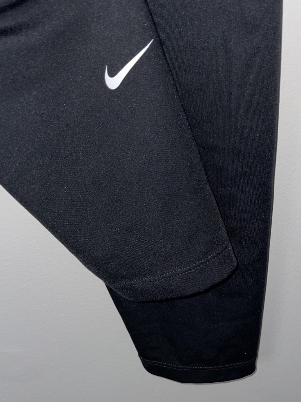 Nike Dri-FIT Womens Black High Waisted Athletic Leggings with Pockets Size XL - Picture 4 of 8
